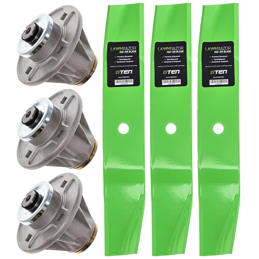 SPIN EIGHT スピンエイト Amazon.com : 8TEN Deck Spindle Set for Cub Cadet ZTX4 ZTX5